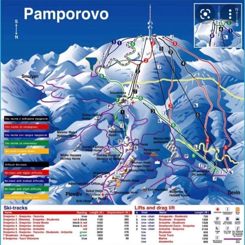 Pamporovo Apartment The Castle Luaran gambar